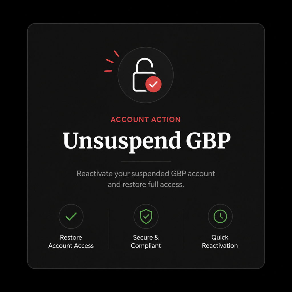 Cart Unsuspend Gbp ($2,297, One-Time)